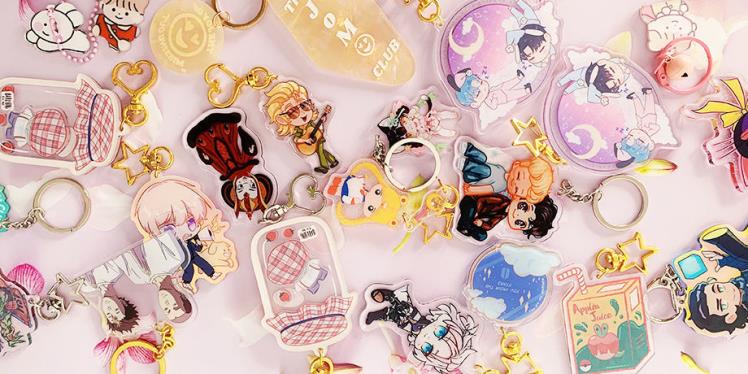 Vograce Acrylic Keychains
